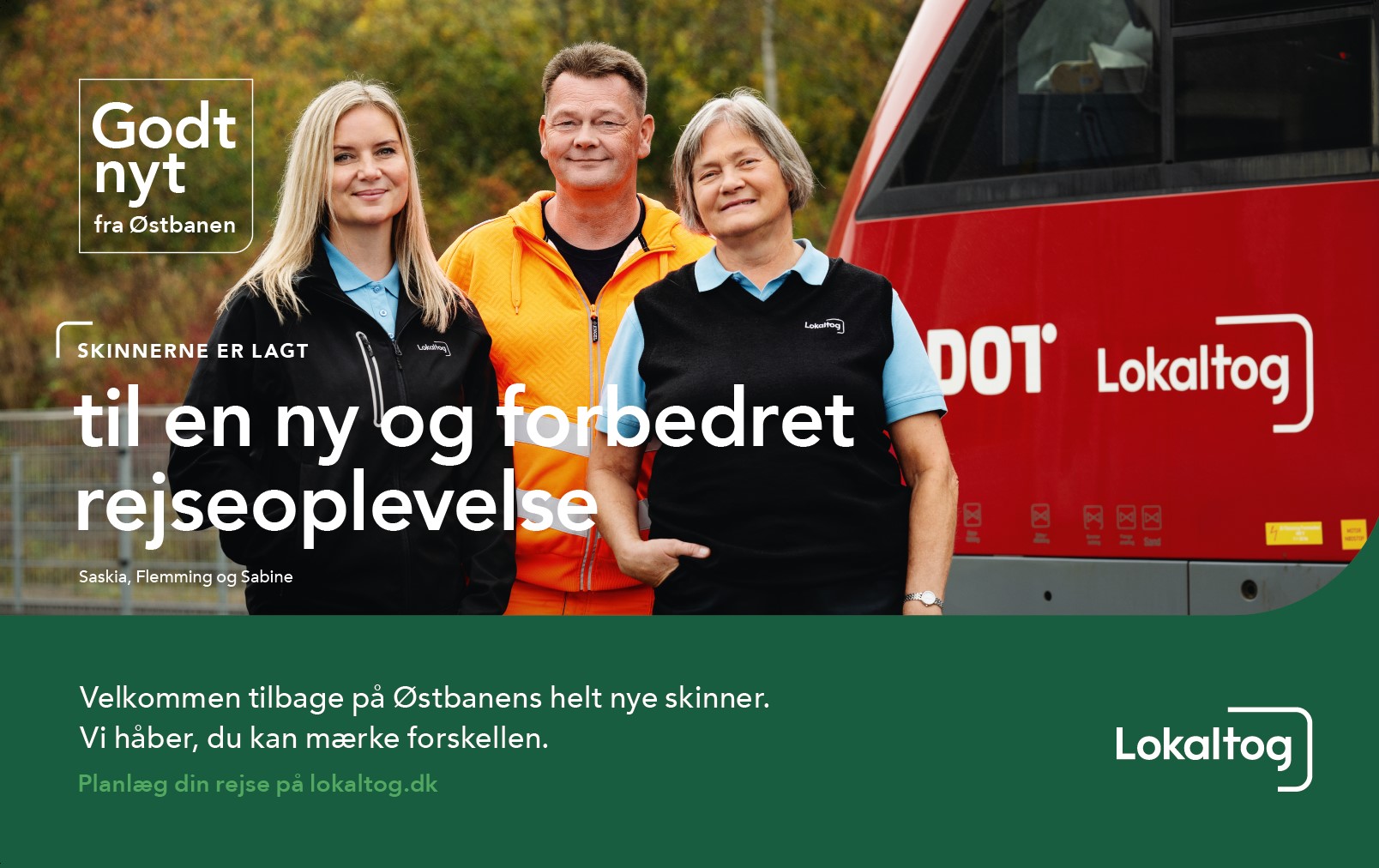 Ny kampagne på Østbanen styrker den lokale forankring