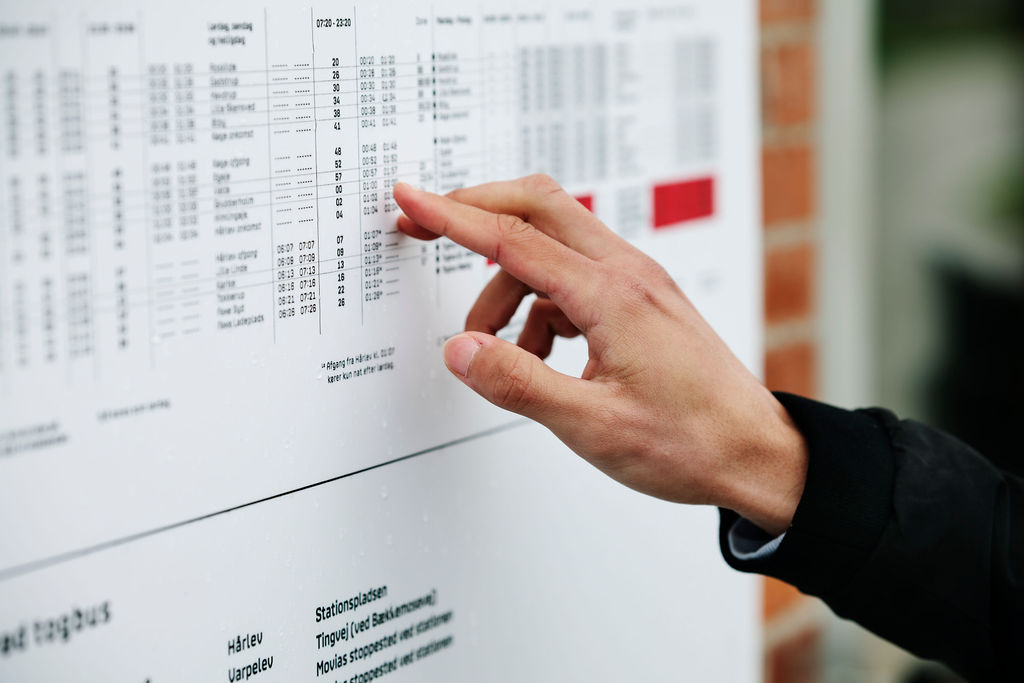 Køreplaner og ændringer