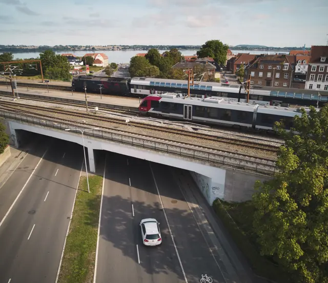 Over 93 % af vores tog kom til tiden i 2024